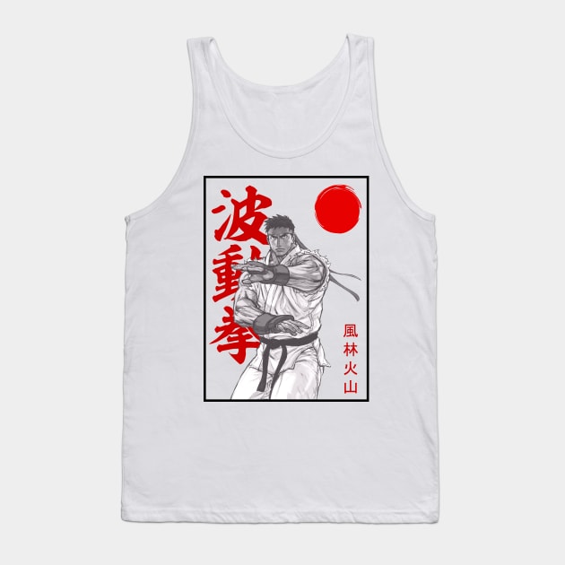 Ryu street fighter Tank Top by paisdelasmaquinas